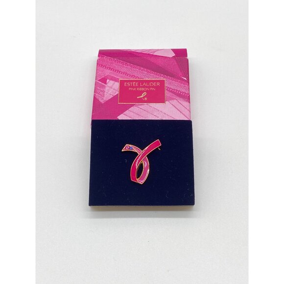 Estée Lauder Pink Ribbon Pin, Limited-Edition Collectible - Picture 2 of 3